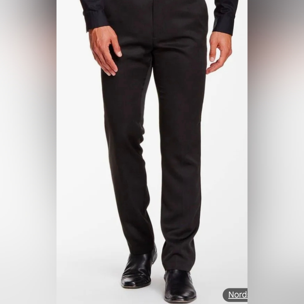 Kenneth Cole Black Dress Pants | Slim Fit